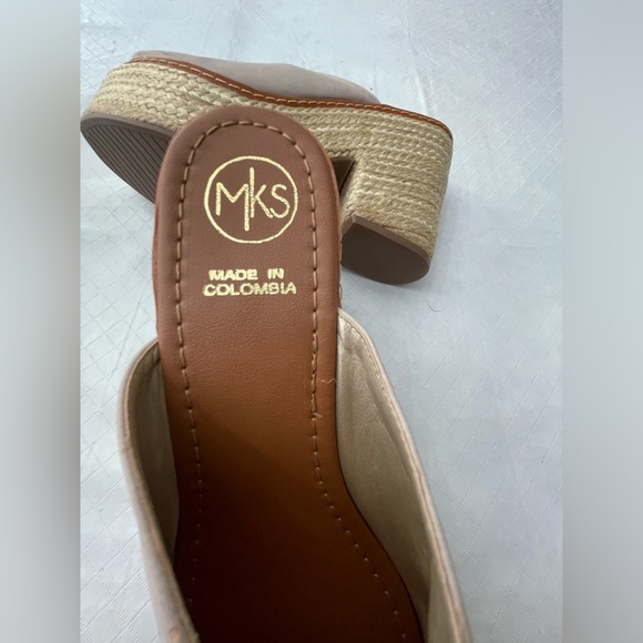 MKS Ladies Espadrille Slides Mules. Size 38 / 8. - Picture 3 of 8